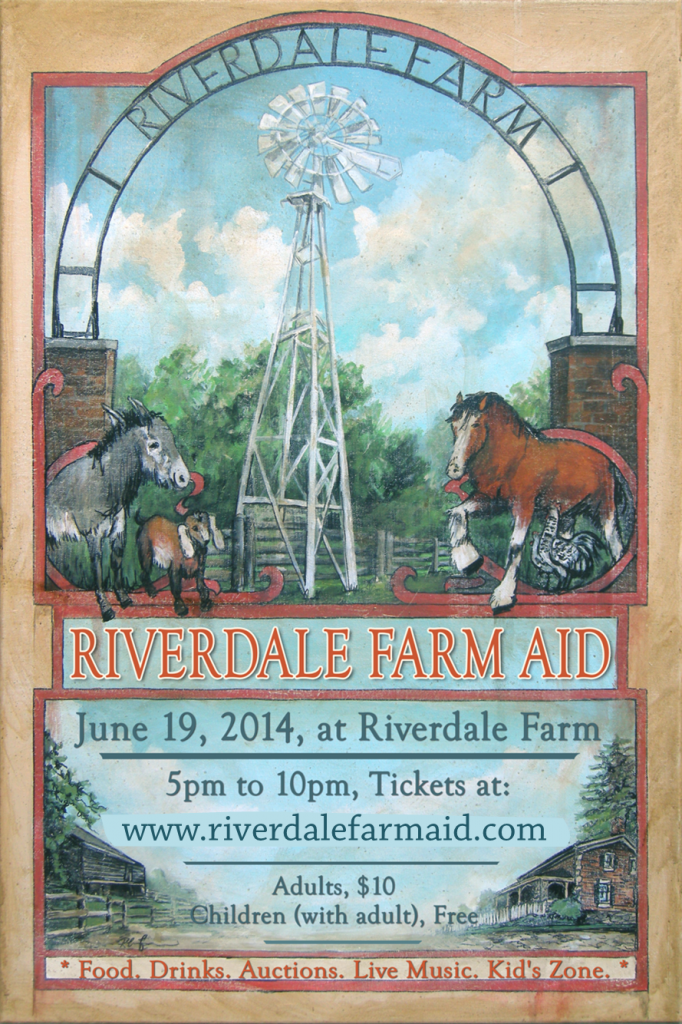 Riverdale Farm Aid Poster